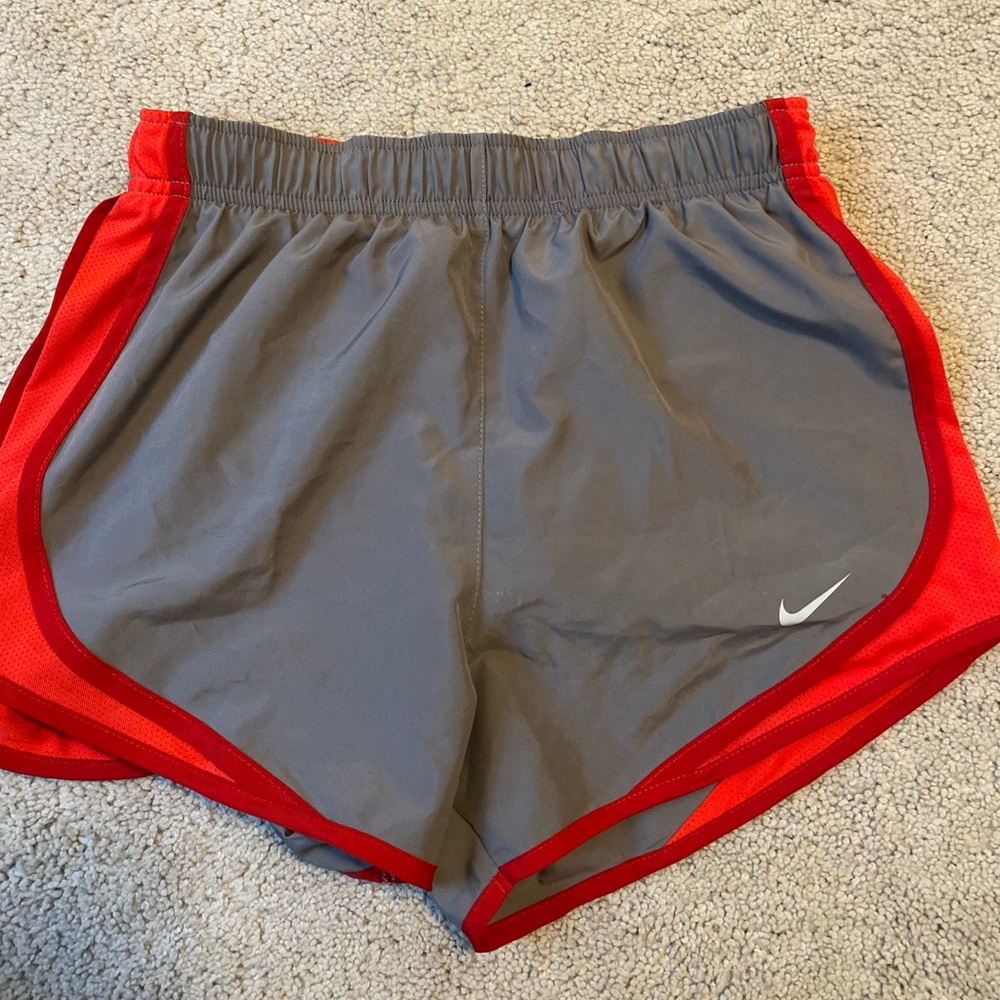 Nike Gray and Red Shorts